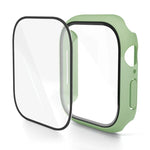 Boîtier de montre avec film trempé intégré en polycarbonate, compatible avec Apple Watch Series 10/11 46 mm et Apple Watch Series 10/11 42 mm