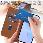 Coque de Téléphone en Cuir Couleur Unie au Toucher Agréable avec Cordon, Pour iPhone Air, Pour iPhone 16 Pro Max