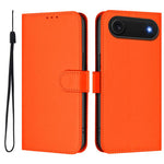 Coque de Téléphone en Cuir Couleur Unie au Toucher Agréable avec Cordon, Pour iPhone Air, Pour iPhone 16 Pro Max
