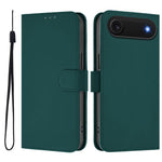Coque de Téléphone en Cuir Couleur Unie au Toucher Agréable avec Cordon, Pour iPhone Air, Pour iPhone 16 Pro Max