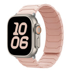 Bracelet de montre magnétique en silicone, pour Apple Watch 46mm / 49mm / 45mm / 44mm, pour Apple Watch 42mm / 41mm / 40mm / 38mm