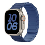 Bracelet de montre magnétique en silicone, pour Apple Watch 46mm / 49mm / 45mm / 44mm, pour Apple Watch 42mm / 41mm / 40mm / 38mm