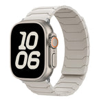 Bracelet de montre magnétique en silicone, pour Apple Watch 46mm / 49mm / 45mm / 44mm, pour Apple Watch 42mm / 41mm / 40mm / 38mm