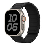 Bracelet de montre magnétique en silicone, pour Apple Watch 46mm / 49mm / 45mm / 44mm, pour Apple Watch 42mm / 41mm / 40mm / 38mm