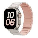 Bracelet de montre magnétique en silicone, pour Apple Watch 46mm / 49mm / 45mm / 44mm, pour Apple Watch 42mm / 41mm / 40mm / 38mm
