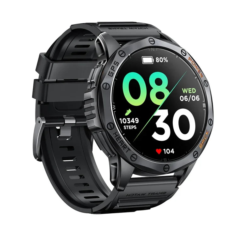 Montre connectée GPS sport LEMFO K67 avec écran AMOLED de 1,43 pouce, appels Bluetooth et suivi de la santé