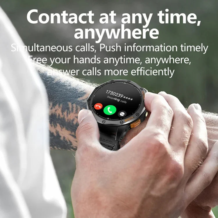 Montre connectée GPS sport LEMFO K67 avec écran AMOLED de 1,43 pouce, appels Bluetooth et suivi de la santé
