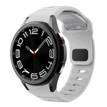 Bracelet de montre en silicone à boucle inversée texturé ondulé, pour Samsung Galaxy Watch 7 / 6 / 5 / 4