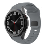Bracelet de montre en silicone à boucle inversée texturé ondulé, pour Samsung Galaxy Watch 7 / 6 / 5 / 4