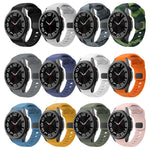 Bracelet de montre en silicone à boucle inversée texturé ondulé, pour Samsung Galaxy Watch 7 / 6 / 5 / 4