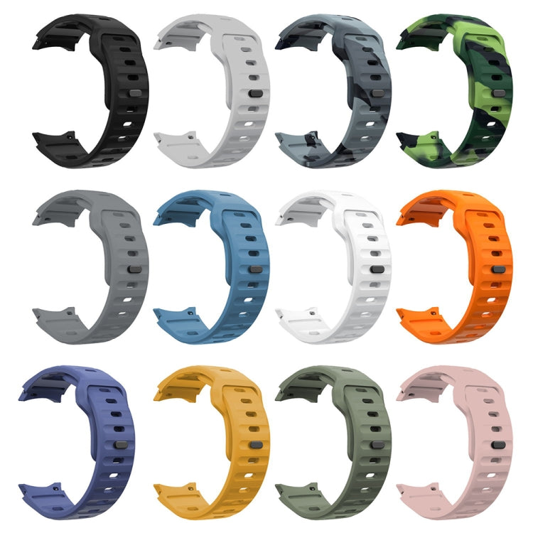 Bracelet de montre en silicone à boucle inversée texturé ondulé, pour Samsung Galaxy Watch 7 / 6 / 5 / 4