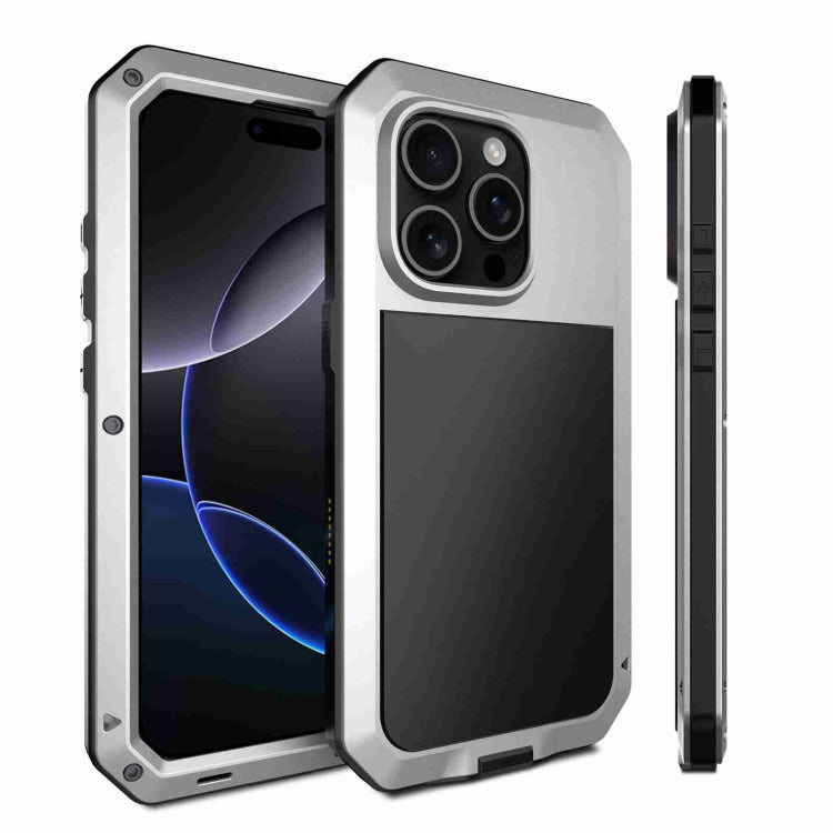 Coque de téléphone RedPepper Triple-proof en métal, Pour iPhone 17 Pro Max, Pour iPhone 17 Pro, Pour iPhone 17, Pour iPhone Air, Pour iPhone 16 Pro Max, Pour iPhone 16 Pro, Pour iPhone 16 Plus, Pour iPhone 16
