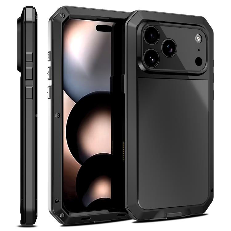 Coque de téléphone RedPepper Triple-proof en métal, Pour iPhone 17 Pro Max, Pour iPhone 17 Pro, Pour iPhone 17, Pour iPhone Air, Pour iPhone 16 Pro Max, Pour iPhone 16 Pro, Pour iPhone 16 Plus, Pour iPhone 16