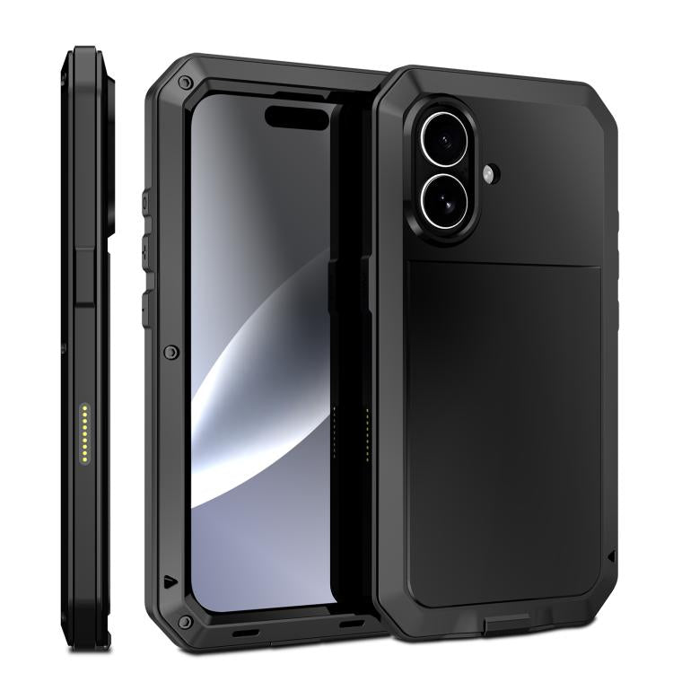 Coque de téléphone RedPepper Triple-proof en métal, Pour iPhone 17 Pro Max, Pour iPhone 17 Pro, Pour iPhone 17, Pour iPhone Air, Pour iPhone 16 Pro Max, Pour iPhone 16 Pro, Pour iPhone 16 Plus, Pour iPhone 16