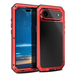 Coque de téléphone RedPepper Triple-proof en métal, Pour iPhone 17 Pro Max, Pour iPhone 17 Pro, Pour iPhone 17, Pour iPhone Air, Pour iPhone 16 Pro Max, Pour iPhone 16 Pro, Pour iPhone 16 Plus, Pour iPhone 16