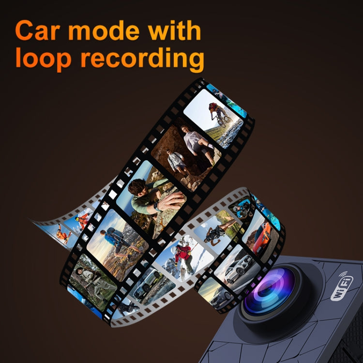 Caméra d'action I5-361 écran IPS HD 2,0 pouces grand angle 4K WiFi, I5-361 avec télécommande, I5-361 sans télécommande