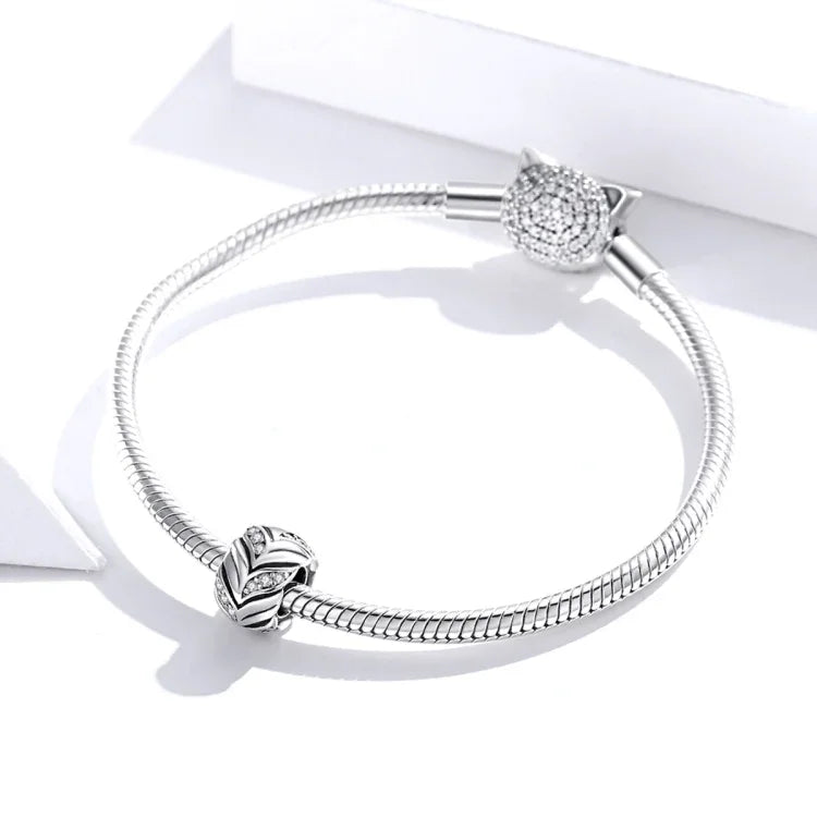Accessoires de bracelet et collier DIY en argent sterling S925, perles de blé et zircon, SCC1614