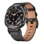 Bracelet de montre en cuir style Mecha, pour Samsung Galaxy Watch Ultra 47mm / Ultra 2025