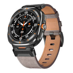 Bracelet de montre en cuir style Mecha, pour Samsung Galaxy Watch Ultra 47mm / Ultra 2025