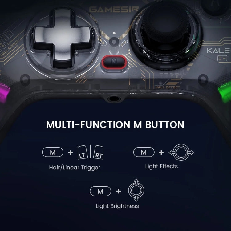 Manette de jeu filaire GameSir Kaleid pour Xbox