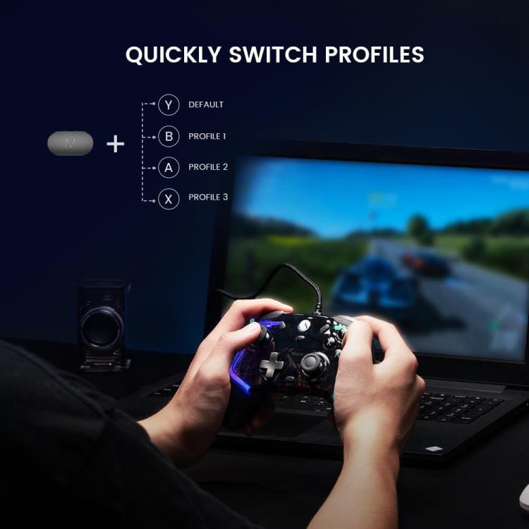 Manette de jeu filaire GameSir Kaleid pour Xbox