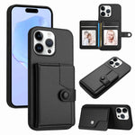 Étui de téléphone antivol RFID avec pochette pour cartes à bouton, Pour iPhone 17 Pro Max, Pour iPhone 17 Pro, Pour iPhone 17, Pour iPhone Air, Pour iPhone 16 Pro Max, Pour iPhone 16 Pro, Pour iPhone 16 Plus, Pour iPhone 16