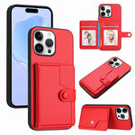 Étui de téléphone antivol RFID avec pochette pour cartes à bouton, Pour iPhone 17 Pro Max, Pour iPhone 17 Pro, Pour iPhone 17, Pour iPhone Air, Pour iPhone 16 Pro Max, Pour iPhone 16 Pro, Pour iPhone 16 Plus, Pour iPhone 16