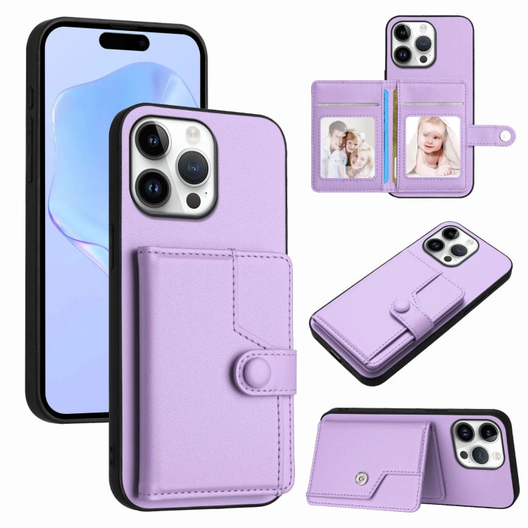 Étui de téléphone antivol RFID avec pochette pour cartes à bouton, Pour iPhone 17 Pro Max, Pour iPhone 17 Pro, Pour iPhone 17, Pour iPhone Air, Pour iPhone 16 Pro Max, Pour iPhone 16 Pro, Pour iPhone 16 Plus, Pour iPhone 16