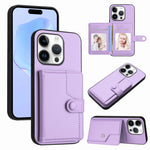 Étui de téléphone antivol RFID avec pochette pour cartes à bouton, Pour iPhone 17 Pro Max, Pour iPhone 17 Pro, Pour iPhone 17, Pour iPhone Air, Pour iPhone 16 Pro Max, Pour iPhone 16 Pro, Pour iPhone 16 Plus, Pour iPhone 16