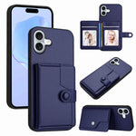 Étui de téléphone antivol RFID avec pochette pour cartes à bouton, Pour iPhone 17 Pro Max, Pour iPhone 17 Pro, Pour iPhone 17, Pour iPhone Air, Pour iPhone 16 Pro Max, Pour iPhone 16 Pro, Pour iPhone 16 Plus, Pour iPhone 16