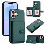 Étui de téléphone antivol RFID avec pochette pour cartes à bouton, Pour iPhone 17 Pro Max, Pour iPhone 17 Pro, Pour iPhone 17, Pour iPhone Air, Pour iPhone 16 Pro Max, Pour iPhone 16 Pro, Pour iPhone 16 Plus, Pour iPhone 16