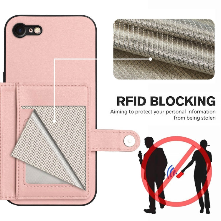 Étui portefeuille antivol RFID avec bouton, pour iPhone SE 2022 / 2020, pour iPhone 13 Pro Max, pour iPhone 13 Pro, pour iPhone 13, pour iPhone 13 mini, pour iPhone 12, pour iPhone 12 Pro Max, pour iPhone 12 Pro
