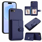Étui portefeuille antivol RFID avec bouton, pour iPhone SE 2022 / 2020, pour iPhone 13 Pro Max, pour iPhone 13 Pro, pour iPhone 13, pour iPhone 13 mini, pour iPhone 12, pour iPhone 12 Pro Max, pour iPhone 12 Pro