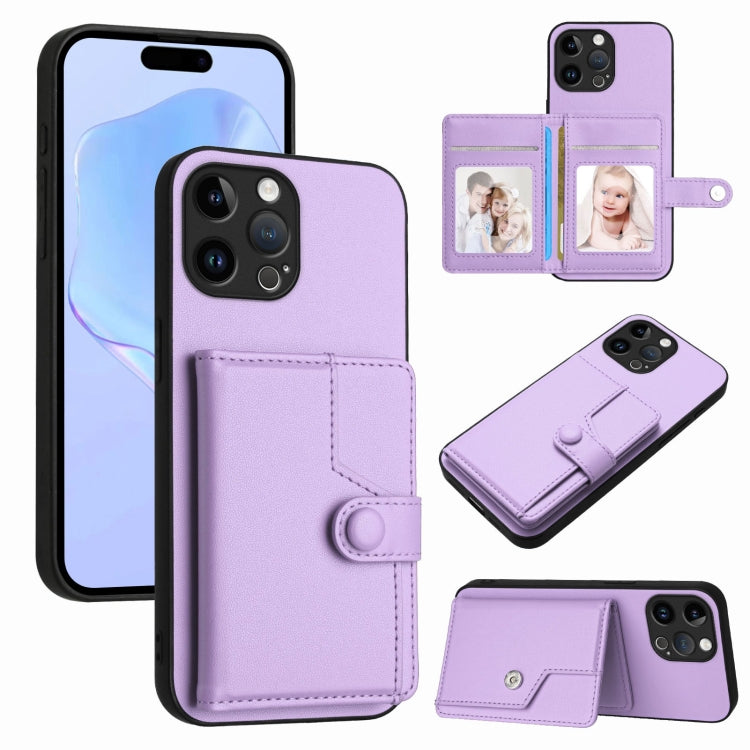 Étui portefeuille antivol RFID avec bouton, pour iPhone SE 2022 / 2020, pour iPhone 13 Pro Max, pour iPhone 13 Pro, pour iPhone 13, pour iPhone 13 mini, pour iPhone 12, pour iPhone 12 Pro Max, pour iPhone 12 Pro