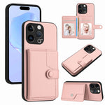 Étui portefeuille antivol RFID avec bouton, pour iPhone SE 2022 / 2020, pour iPhone 13 Pro Max, pour iPhone 13 Pro, pour iPhone 13, pour iPhone 13 mini, pour iPhone 12, pour iPhone 12 Pro Max, pour iPhone 12 Pro