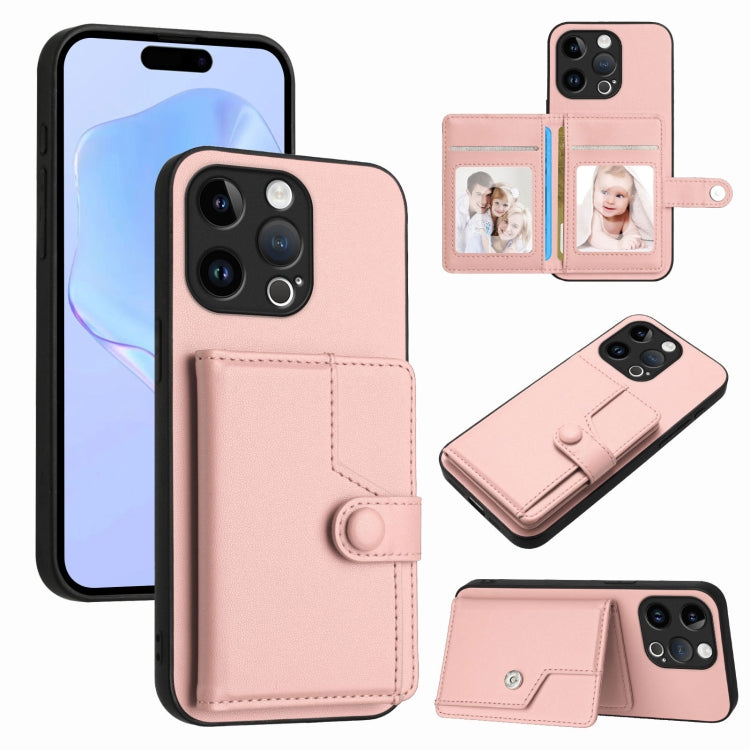 Étui portefeuille antivol RFID avec bouton, pour iPhone SE 2022 / 2020, pour iPhone 13 Pro Max, pour iPhone 13 Pro, pour iPhone 13, pour iPhone 13 mini, pour iPhone 12, pour iPhone 12 Pro Max, pour iPhone 12 Pro