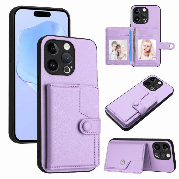 Étui portefeuille antivol RFID avec bouton, pour iPhone SE 2022 / 2020, pour iPhone 13 Pro Max, pour iPhone 13 Pro, pour iPhone 13, pour iPhone 13 mini, pour iPhone 12, pour iPhone 12 Pro Max, pour iPhone 12 Pro