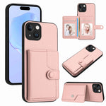 Étui portefeuille antivol RFID avec bouton, pour iPhone SE 2022 / 2020, pour iPhone 13 Pro Max, pour iPhone 13 Pro, pour iPhone 13, pour iPhone 13 mini, pour iPhone 12, pour iPhone 12 Pro Max, pour iPhone 12 Pro