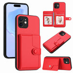 Étui portefeuille antivol RFID avec bouton, pour iPhone SE 2022 / 2020, pour iPhone 13 Pro Max, pour iPhone 13 Pro, pour iPhone 13, pour iPhone 13 mini, pour iPhone 12, pour iPhone 12 Pro Max, pour iPhone 12 Pro