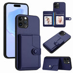 Étui portefeuille antivol RFID avec bouton, pour iPhone SE 2022 / 2020, pour iPhone 13 Pro Max, pour iPhone 13 Pro, pour iPhone 13, pour iPhone 13 mini, pour iPhone 12, pour iPhone 12 Pro Max, pour iPhone 12 Pro