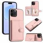 Étui portefeuille antivol RFID avec bouton, pour iPhone SE 2022 / 2020, pour iPhone 13 Pro Max, pour iPhone 13 Pro, pour iPhone 13, pour iPhone 13 mini, pour iPhone 12, pour iPhone 12 Pro Max, pour iPhone 12 Pro