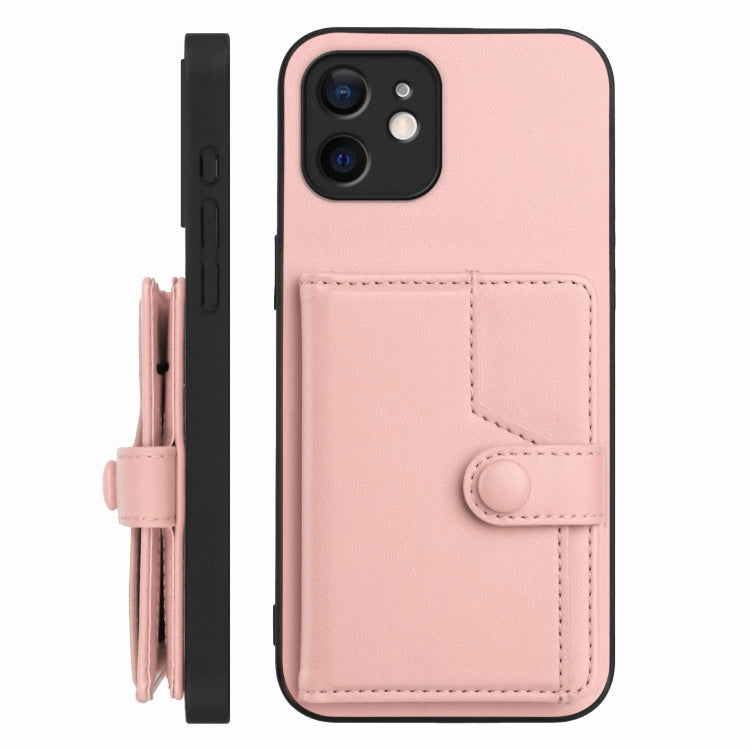 Étui de téléphone antivol RFID avec bouton, pour iPhone 12 mini, pour iPhone 11 Pro Max, pour iPhone 11, pour iPhone 11 Pro, pour iPhone XS / X, pour iPhone XR, pour iPhone XS Max, pour iPhone 8 Plus / 7 Plus