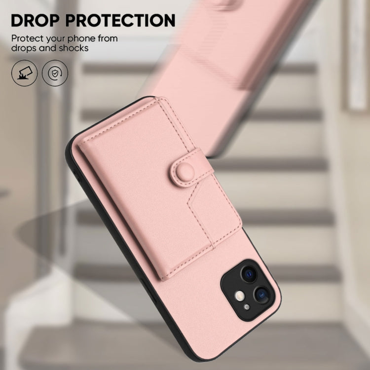 Étui de téléphone antivol RFID avec bouton, pour iPhone 12 mini, pour iPhone 11 Pro Max, pour iPhone 11, pour iPhone 11 Pro, pour iPhone XS / X, pour iPhone XR, pour iPhone XS Max, pour iPhone 8 Plus / 7 Plus