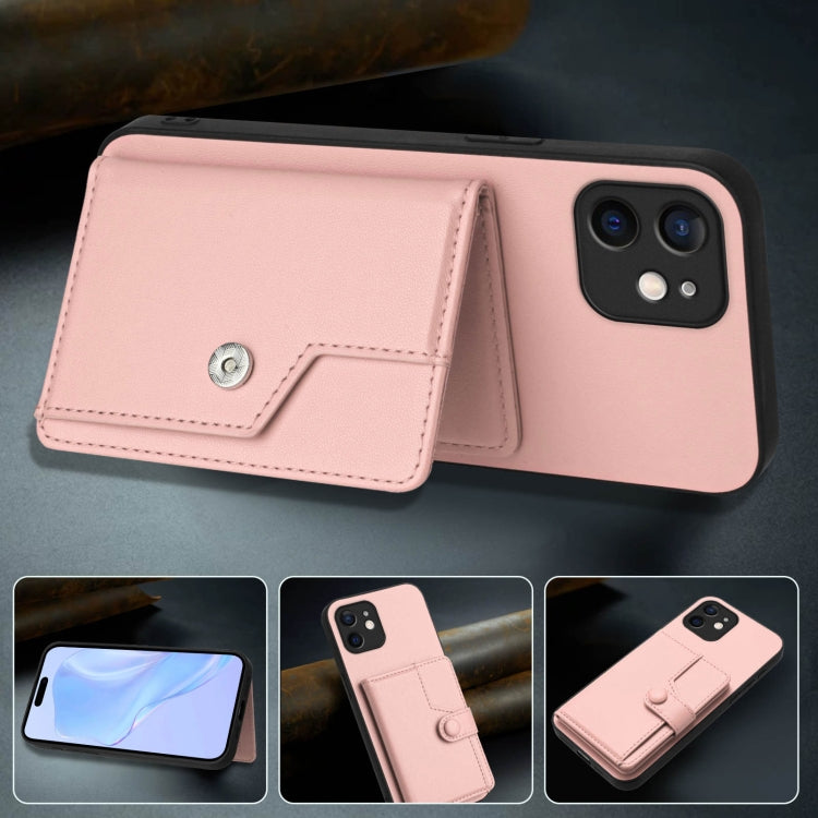 Étui de téléphone antivol RFID avec bouton, pour iPhone 12 mini, pour iPhone 11 Pro Max, pour iPhone 11, pour iPhone 11 Pro, pour iPhone XS / X, pour iPhone XR, pour iPhone XS Max, pour iPhone 8 Plus / 7 Plus