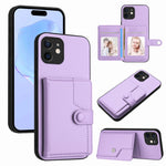 Étui de téléphone antivol RFID avec bouton, pour iPhone 12 mini, pour iPhone 11 Pro Max, pour iPhone 11, pour iPhone 11 Pro, pour iPhone XS / X, pour iPhone XR, pour iPhone XS Max, pour iPhone 8 Plus / 7 Plus