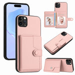 Étui de téléphone antivol RFID avec bouton, pour iPhone 12 mini, pour iPhone 11 Pro Max, pour iPhone 11, pour iPhone 11 Pro, pour iPhone XS / X, pour iPhone XR, pour iPhone XS Max, pour iPhone 8 Plus / 7 Plus