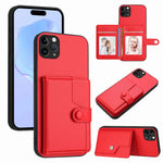 Étui de téléphone antivol RFID avec bouton, pour iPhone 12 mini, pour iPhone 11 Pro Max, pour iPhone 11, pour iPhone 11 Pro, pour iPhone XS / X, pour iPhone XR, pour iPhone XS Max, pour iPhone 8 Plus / 7 Plus