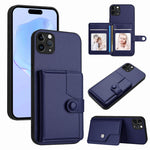 Étui de téléphone antivol RFID avec bouton, pour iPhone 12 mini, pour iPhone 11 Pro Max, pour iPhone 11, pour iPhone 11 Pro, pour iPhone XS / X, pour iPhone XR, pour iPhone XS Max, pour iPhone 8 Plus / 7 Plus