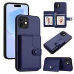 Étui de téléphone antivol RFID avec bouton, pour iPhone 12 mini, pour iPhone 11 Pro Max, pour iPhone 11, pour iPhone 11 Pro, pour iPhone XS / X, pour iPhone XR, pour iPhone XS Max, pour iPhone 8 Plus / 7 Plus
