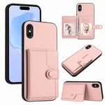 Étui de téléphone antivol RFID avec bouton, pour iPhone 12 mini, pour iPhone 11 Pro Max, pour iPhone 11, pour iPhone 11 Pro, pour iPhone XS / X, pour iPhone XR, pour iPhone XS Max, pour iPhone 8 Plus / 7 Plus